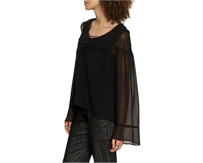 Блуза Sanctuary с V-образным вырезом и длинными расклешенными рукавами