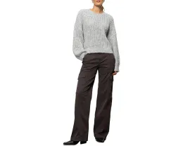 Свитер Sanctuary с объемными рукавами из легкого ворсистого трикотажа