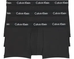Calvin Klein Трусы-боксеры Cotton Stretch Low Rise 3 шт с контурной поддержкой