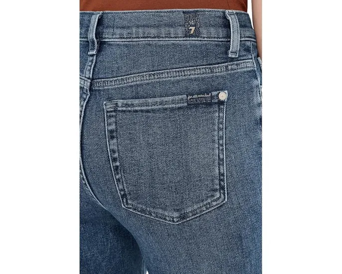 Джинсы 7 For All Mankind HW Ali с высокой посадкой и расклешенным низом