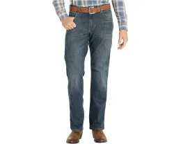 Джинсы Wrangler Retro Relaxed Boot Jeans темные потертые