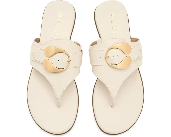Aerosoles Glam босоножки на плоском ходу с декором и ортопедической стелькой