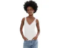 Топ Madewell с V-образным вырезом и отделкой из кружева