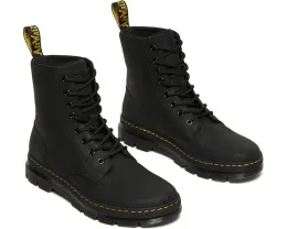 Ботинки Dr. Martens Combs Leather с прочной конструкцией и классической шнуровкой