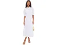 Платье-рубашка миди Larkyn Midi Shirtdress от Lilly Pulitzer с расклешенным подолом