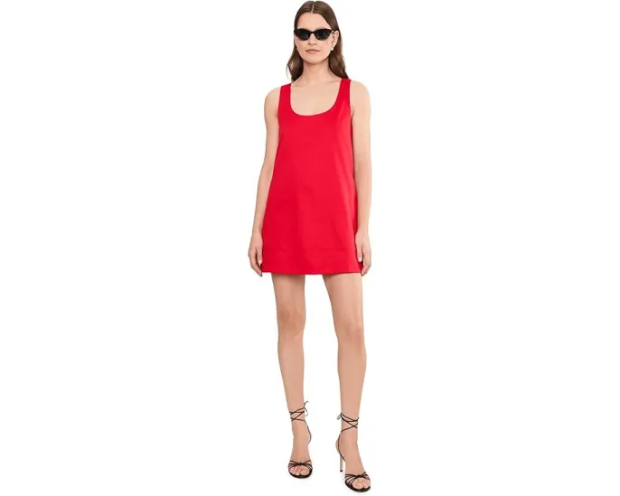 Платье The Scoop Neck Mini Dress Joe's Jeans с круглым вырезом