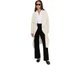 Eileen Fisher Пальто Petite из легкого хлопка с нейлоном и высоким драпированным воротником