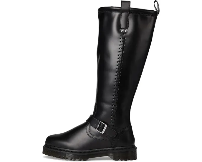 Высокие ботинки Dr. Martens Anistone до колена из состаренной кожи