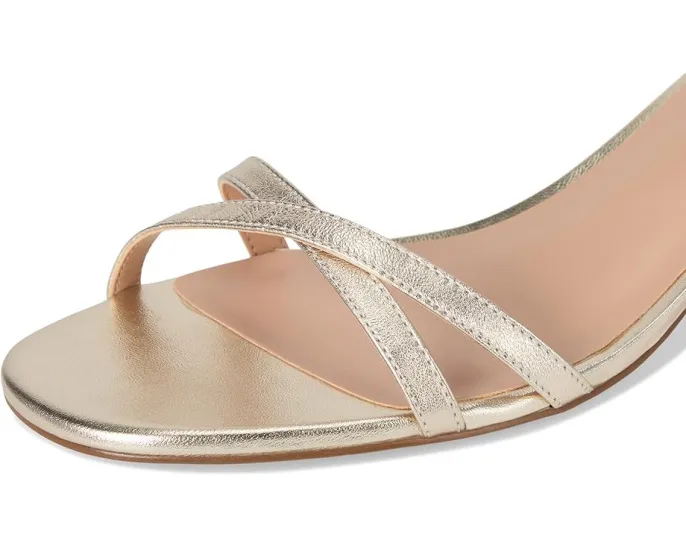Сандалии Cole Haan Leni на низком каблуке kitten с переплетенными ремешками