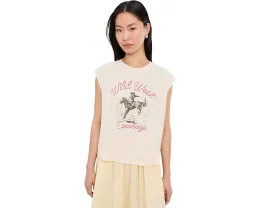 Кроп-футболка Ariat Wild West с принтом и кокеткой