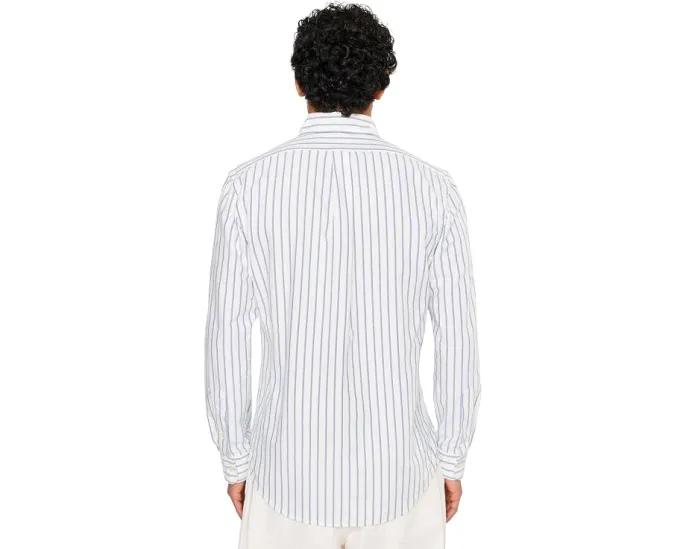 Polo Ralph Lauren Рубашка Custom Fit Striped Oxford в полоску