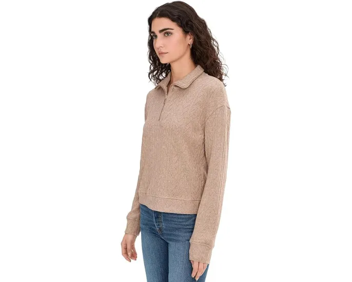 Свитер Splendid Sweatersoft с молнией на четверть