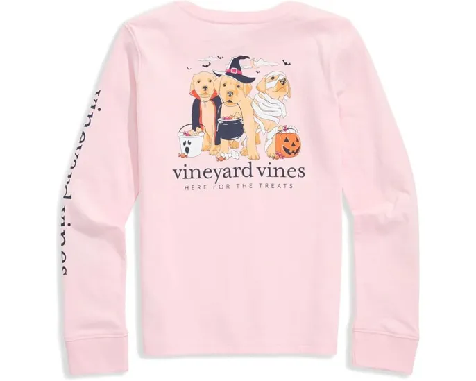 Футболка с длинным рукавом и карманом Vineyard Vines для детей