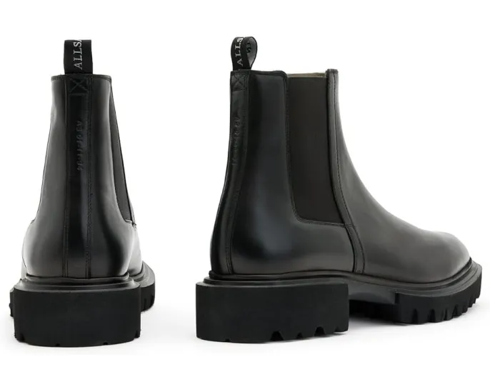 Ботинки Chelsea AllSaints Vince из премиальной кожи на тракторной подошве
