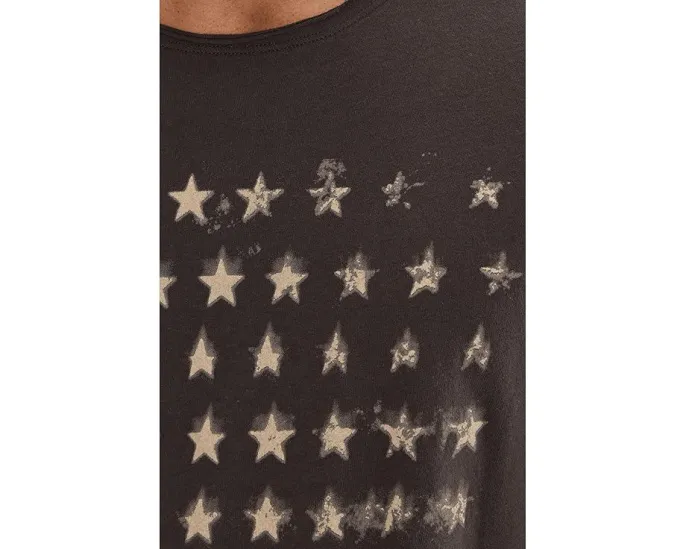 Футболка John Varvatos Stars Graphic с принтом звезд и круглым вырезом