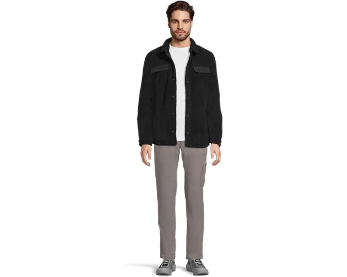 Куртка-рубашка Prana Encinitas Fleece из переработанного флиса с накладными карманами