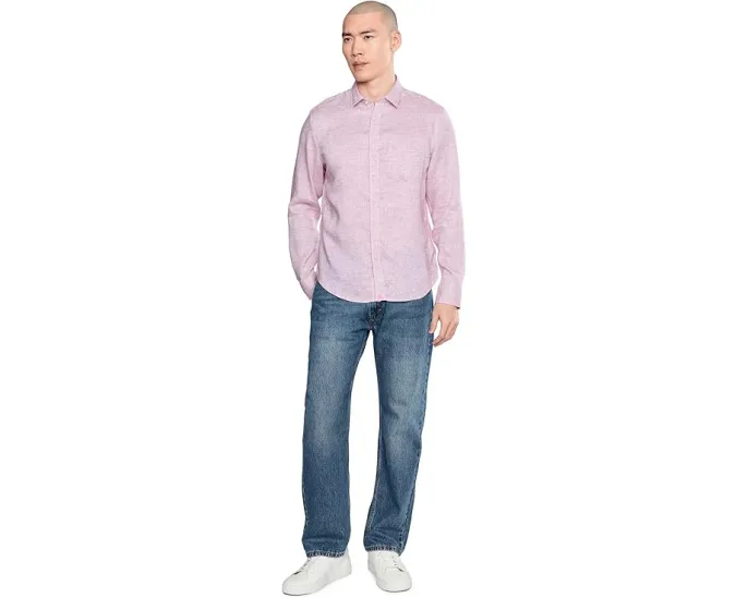 Рубашка UNTUCKit Wildehart с длинным рукавом из льна