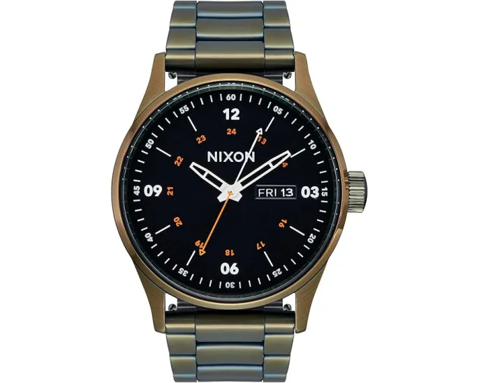 Наручные часы Nixon Sentry из нержавеющей стали с камуфляжным дизайном