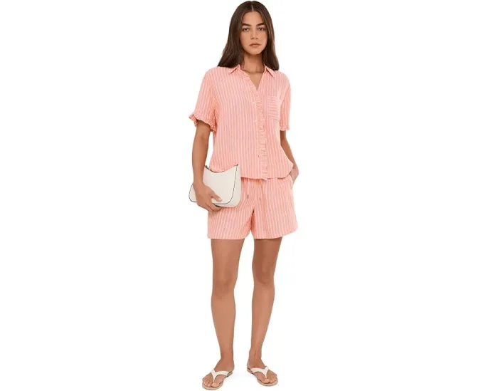 Льняные шорты Croix от Lilly Pulitzer с цветочным принтом