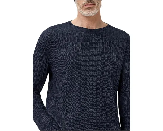 John Varvatos Свитер Fern с рубчатой вязкой и полоской из трех цветов