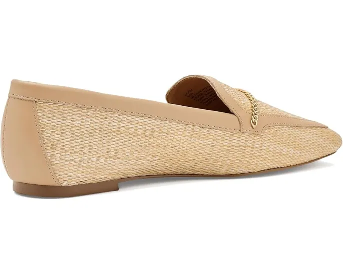 Лоферы Andre Assous Ariane из рафии с цепочкой и квадратным носком