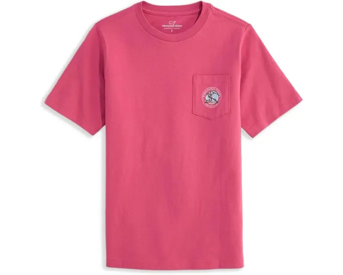 Футболка Vineyard Vines Kids Grand Slam с короткими рукавами и принтом
