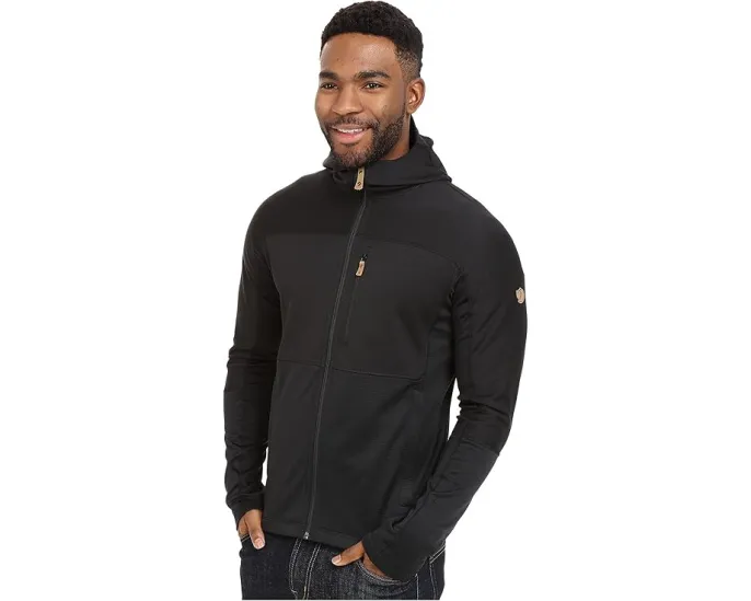 Толстовка Abisko Trail Fleece от Fjällräven с капюшоном и карманами