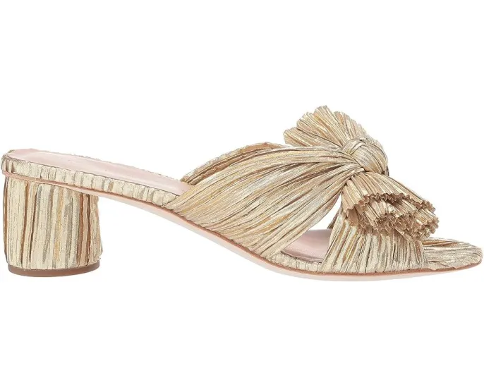 Босоножки-мюли Loeffler Randall Emilia с плиссировкой и узлом