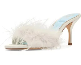 Сандалии-мюли Vince Camuto Paelly на высоком каблуке с перьями