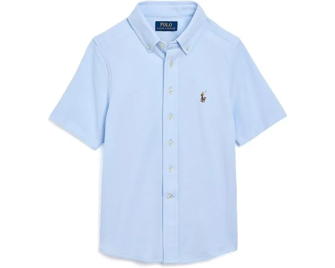 Трикотажная рубашка оксфорд Knit Oxford от Polo Ralph Lauren для детей