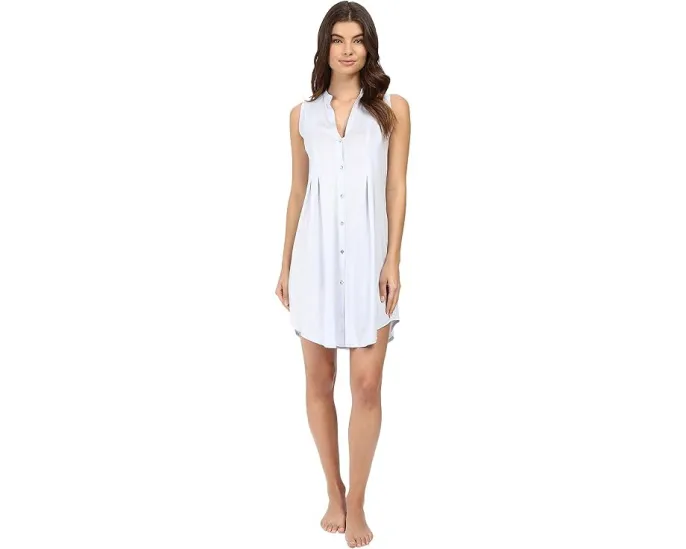 Ночная сорочка Hanro Cotton Deluxe с застежкой на пуговицах из мерсеризованного хлопка