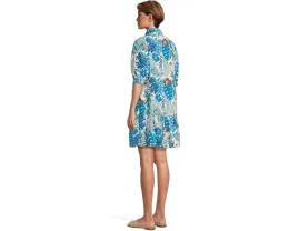Белое платье Brett с цветочным кружевом и корсетом от Lilly Pulitzer