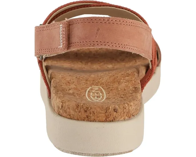 Босоножки KEEN Elle Crisscross на платформе с переплетением и застежкой-пряжкой