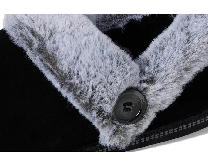 Тапочки SKECHERS Cozy Campfire French Toast2 с замшевым верхом и памятью формы