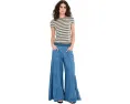 Футболка Free People Nora Tee с кружевными вставками и карманом в расслабленном стиле