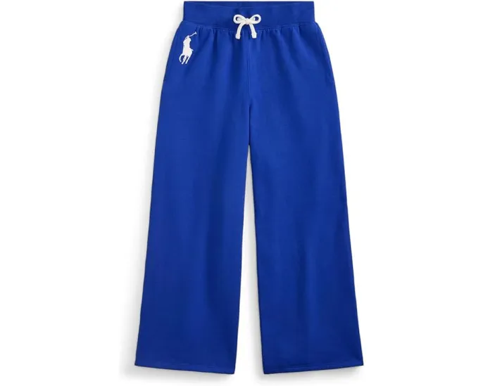 Широкие спортивные штаны Polo Ralph Lauren Kids из флиса с вышивкой Big Pony