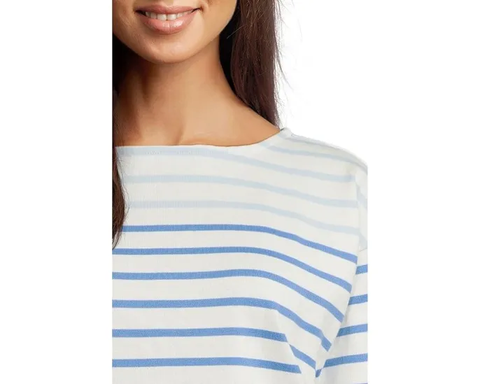 Блузка L.L.Bean Heritage Mariner Boatneck с рукавом 3/4 и полоской