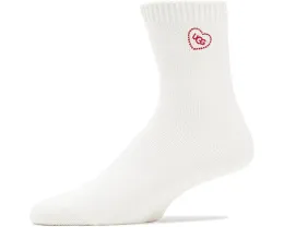 Носки UGG Rib Knit Slouchy Quarter Love с вышитым сердцем
