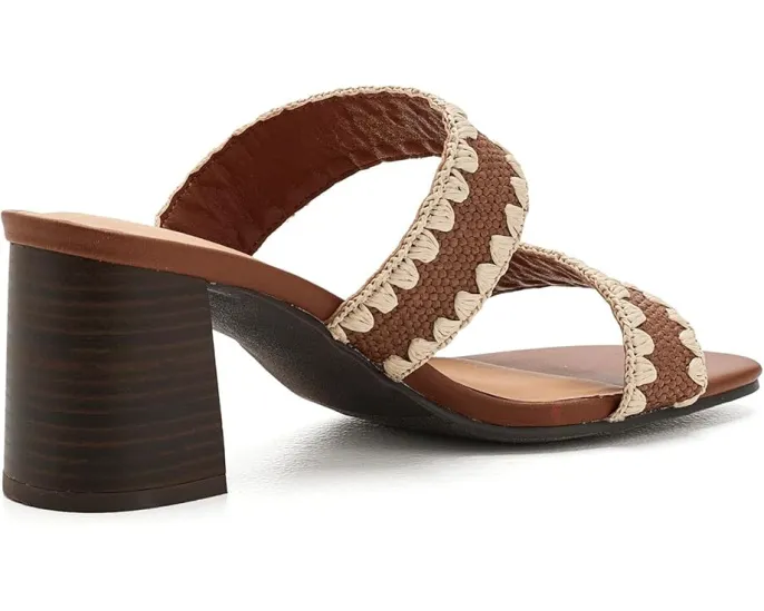 Сандалии Hattie от Seychelles с двухцветным верхом и квадратным носком
