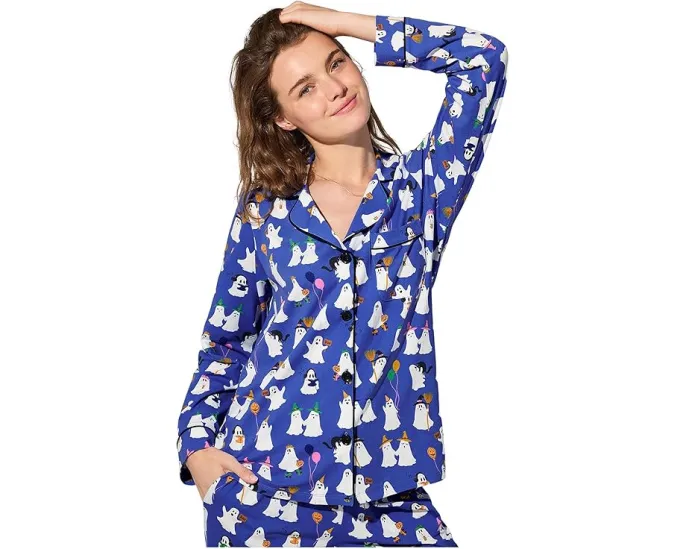 Пижамный комплект Bedhead PJs с длинным рукавом из стрейч-джерси