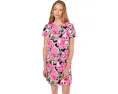 Платье Mattison с цветочным принтом и короткими рукавами Lilly Pulitzer