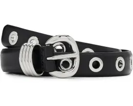 Ремень Madewell Inez Eyelet из кожи с люверсами и металлической пряжкой