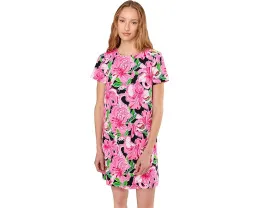 Платье Mattison с цветочным принтом и короткими рукавами Lilly Pulitzer