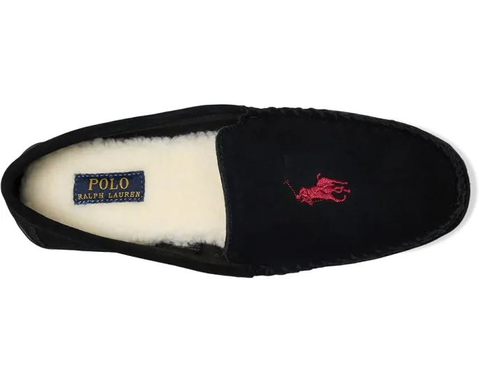 Тапочки-мокасины Polo Ralph Lauren Brenan Moc с подкладкой из искусственного меха и стелькой из пены с памятью