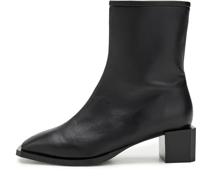 Ботильоны AllSaints Avril с квадратным носком и молнией сбоку