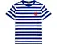 Футболка Polo Ralph Lauren Kids в полоску с вышитыми логотипами Pony и Crest