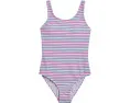 Купальник Snapper Rock Kids Sorbet Stripe Scoop с яркими полосками и съемными чашечками