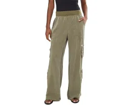 Брюки XCVI Britte из лиоцелла с карманами на молнии и эластичным поясом