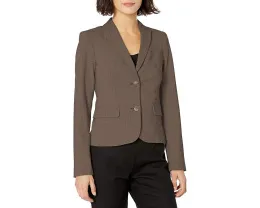 Calvin Klein двубортный жакет с лацканами и прорезными карманами