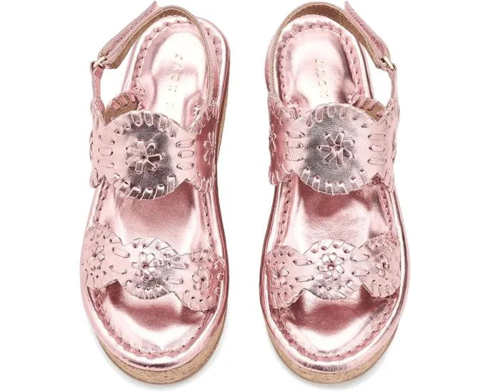 Сандалии Jack Rogers Lauren High Wedge с танкеткой для девочек